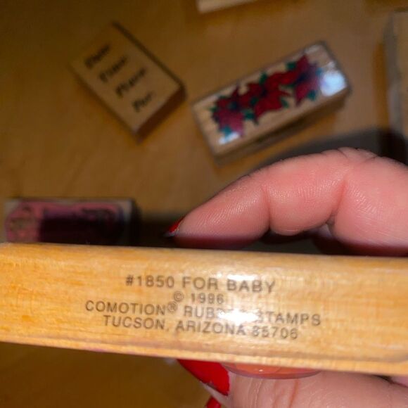 VINTAGE Rubber Stamp Bundle - Picture 4 of 4